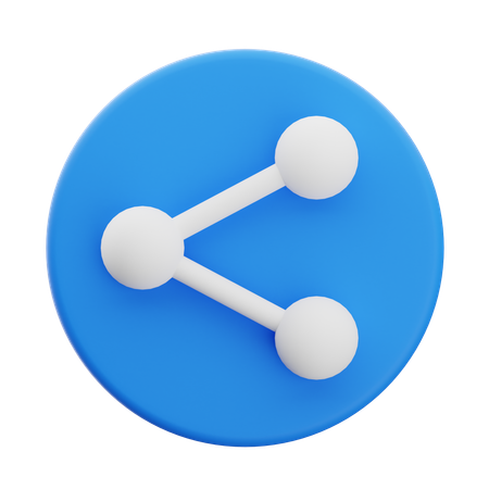Share  3D Icon