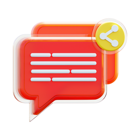 Share  3D Icon