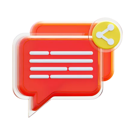 Share  3D Icon