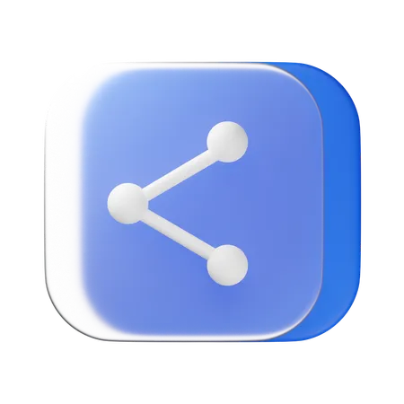 Share  3D Icon