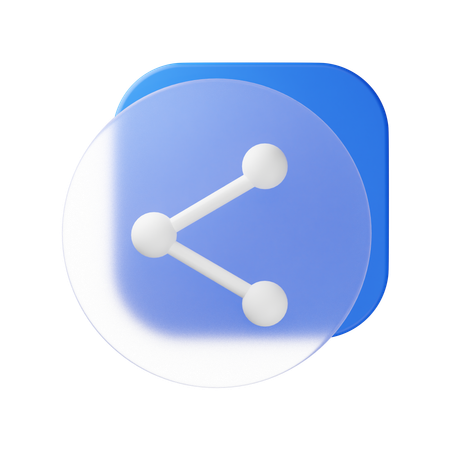 Share  3D Icon