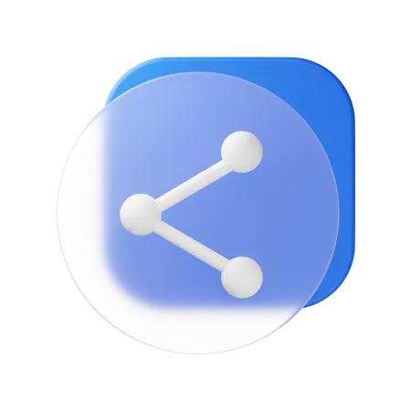 Share  3D Icon