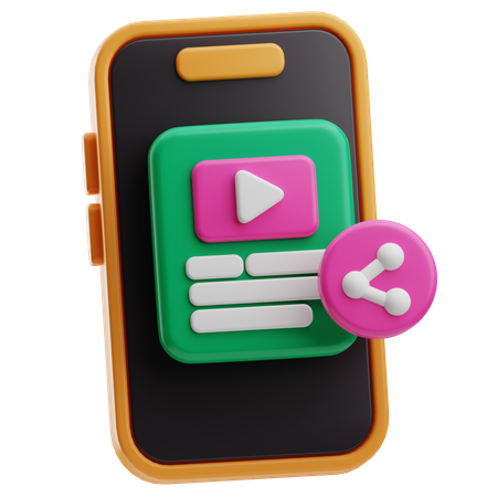 Share  3D Icon