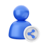 share account emoji 3d
