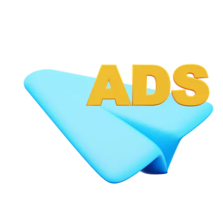 Share Ads  3D Icon