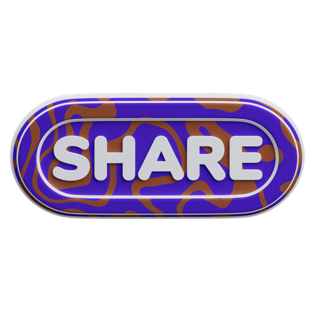 Share Button  3D Icon