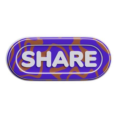 Share Button  3D Icon