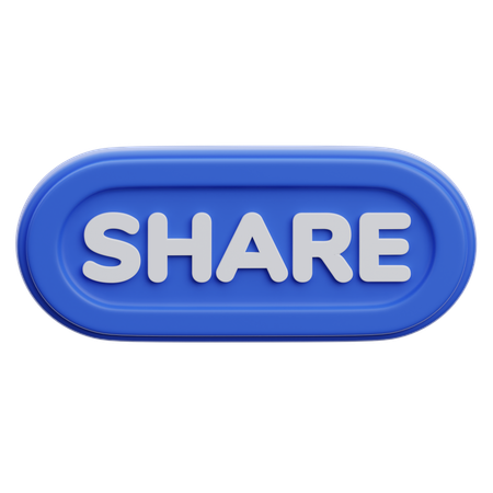 Share Button  3D Icon