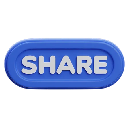 Share Button  3D Icon