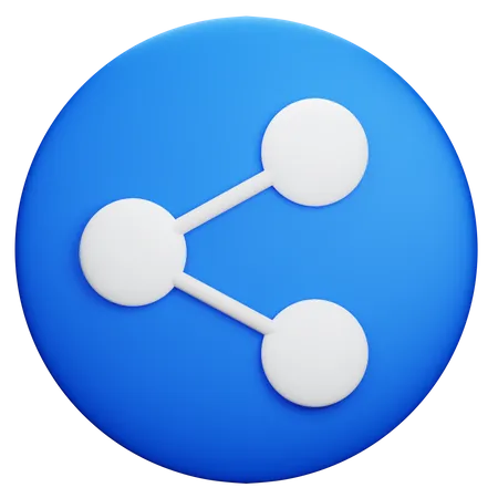 Share Button  3D Icon