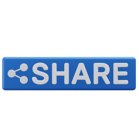 Share Button  3D Icon