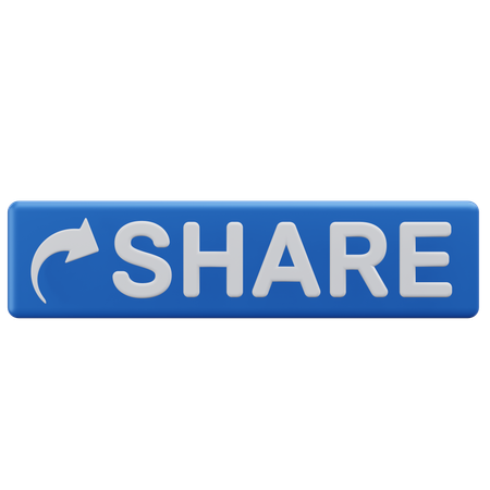 Share Button  3D Icon