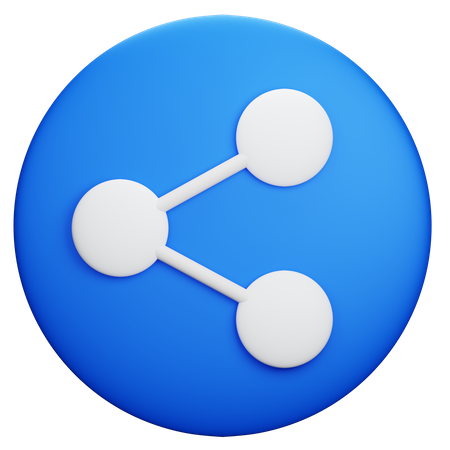 Share Button 3D Icon