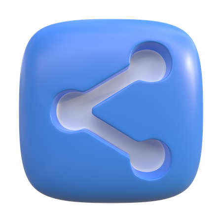 Share Button  3D Icon