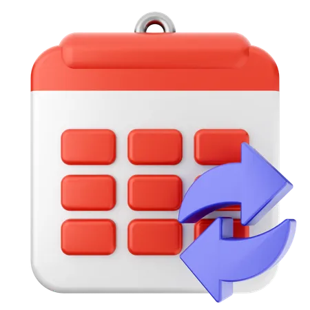 Kalender teilen  3D Icon