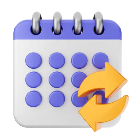 Kalender teilen  3D Icon