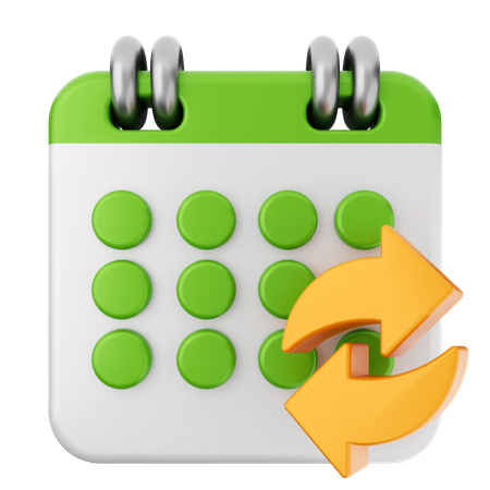 Kalender teilen  3D Icon