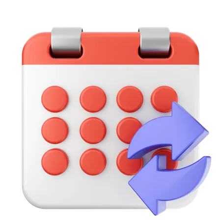 Share Calendar  3D Icon