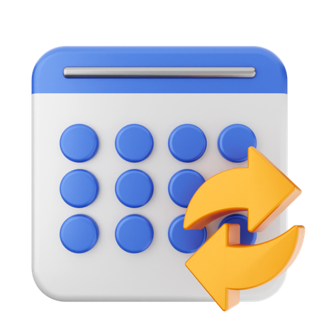 Share Calendar  3D Icon