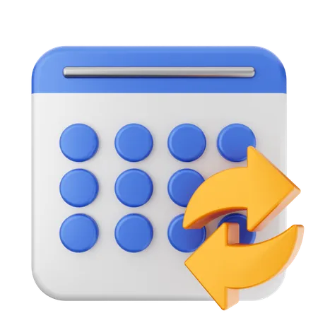 Share Calendar  3D Icon