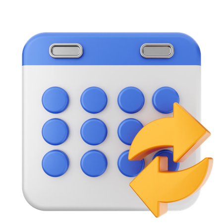 Share Calendar  3D Icon