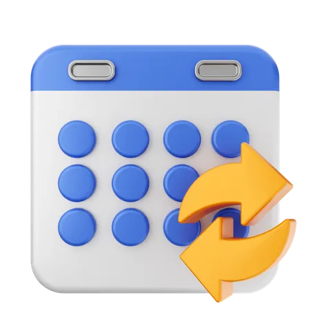 Share Calendar  3D Icon