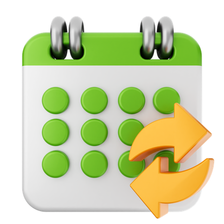 Share Calendar  3D Icon