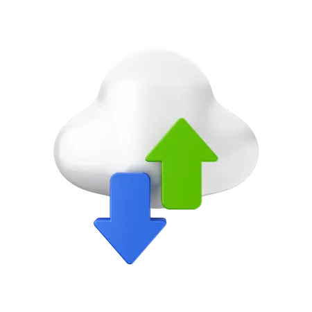 Share Cloud  3D Icon