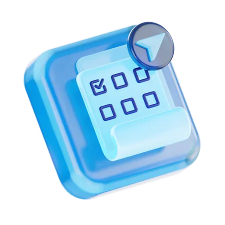Share Document  3D Icon