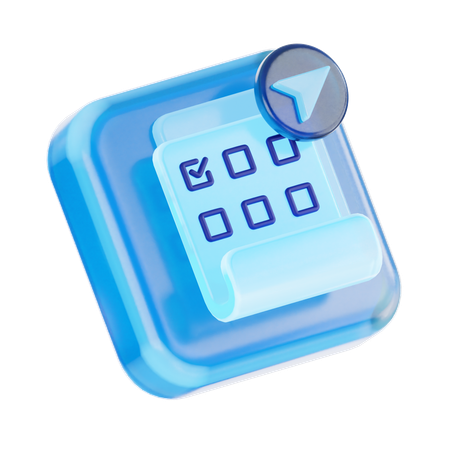 Share Document  3D Icon