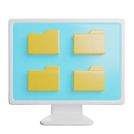 Share File Document 3D Icon
