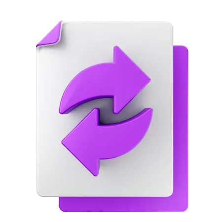 Share File  3D Icon