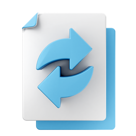 Share File  3D Icon