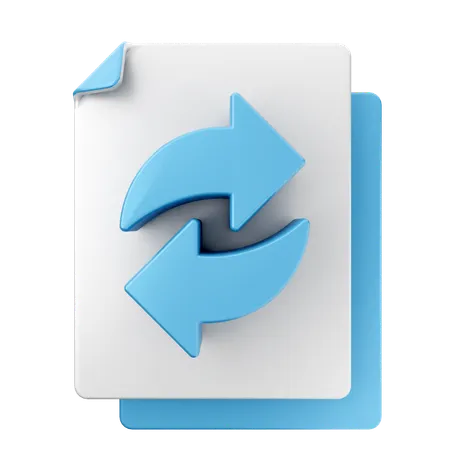 Share File  3D Icon