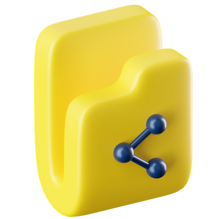 Share File  3D Icon