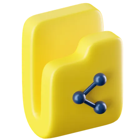 Share File  3D Icon