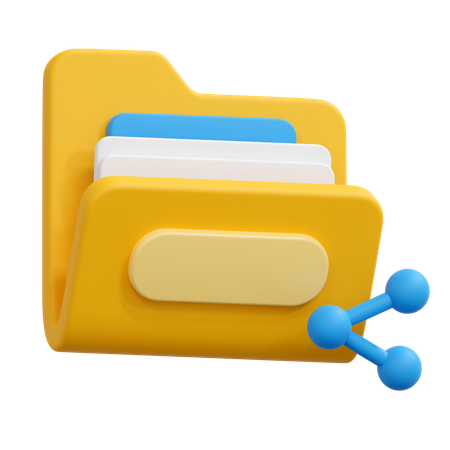 Share folder  3D Icon