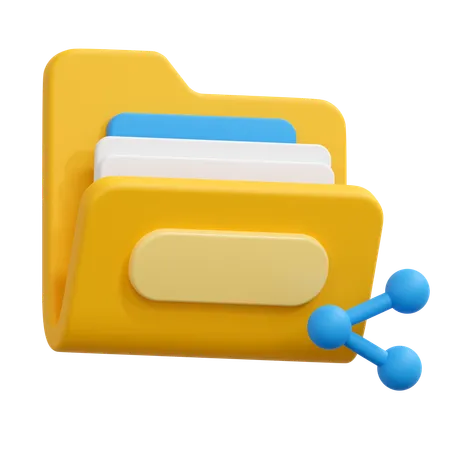 Share folder  3D Icon