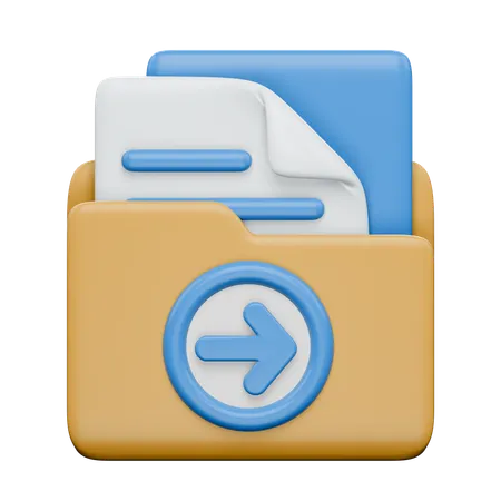 Share Folder  3D Icon