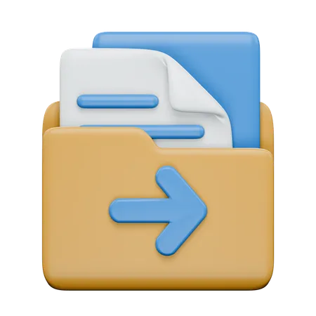 Share Folder  3D Icon