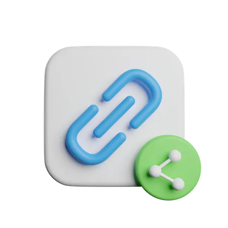 Share Link  3D Icon