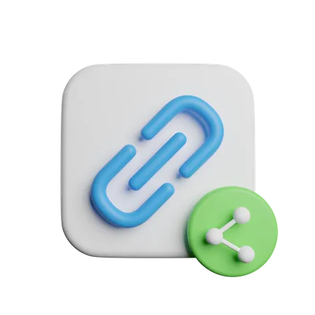 Share Link 3D Icon