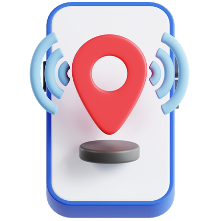 Share Location  3D Icon