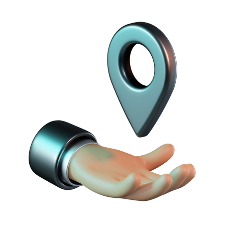 Share Location  3D Icon