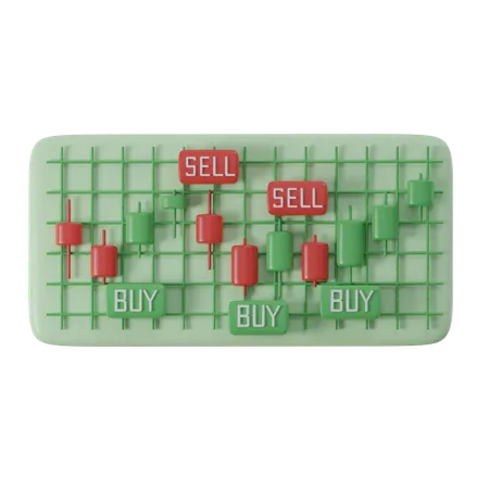 3 D Chart Data Analyze Financial And Stock Market Concept 3D Icon