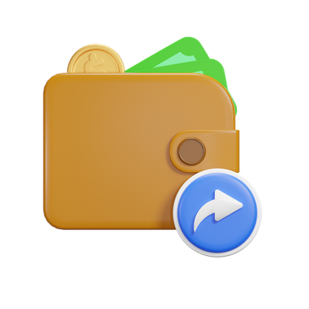 Share Payment  3D Icon