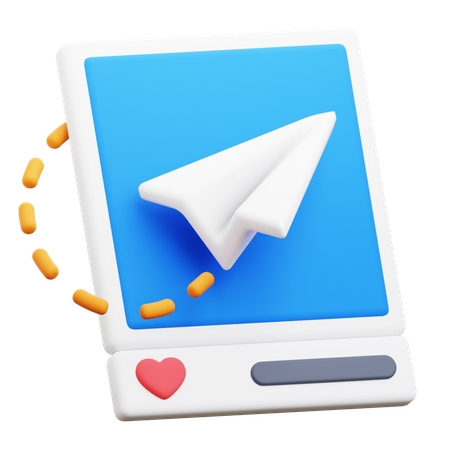 Share Post  3D Icon