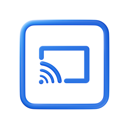 Share Screen  3D Icon
