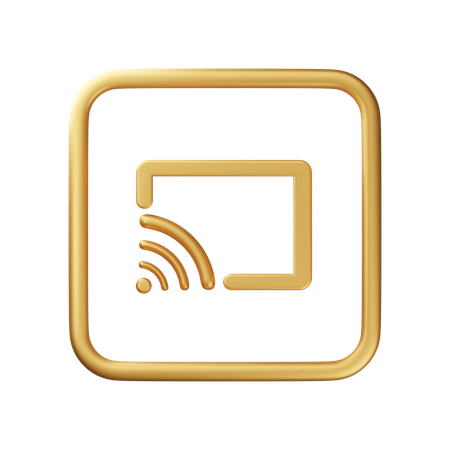 Share Screen  3D Icon