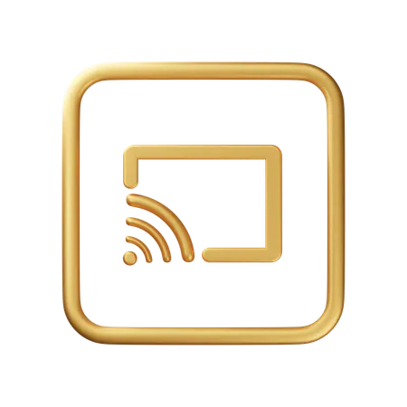 Share Screen  3D Icon